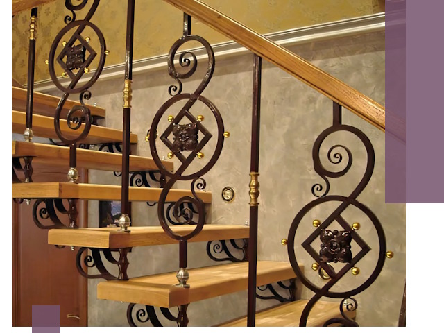 Изготовление кованых лестниц под ключ в Осинниках