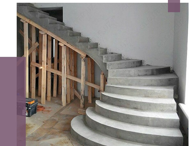 Изготовление бетонных лестниц под ключ в Осинниках от 19989 руб. | ПРОЛЁТ-Снн