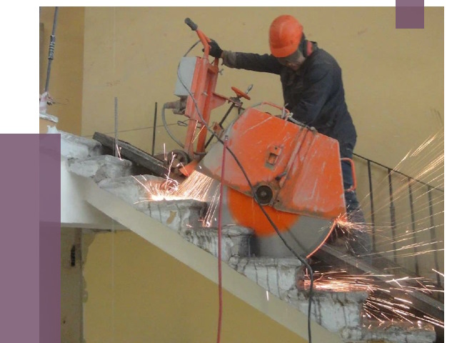 Демонтаж бетонных лестниц в Осинниках от 4613 руб. за м2 | ПРОЛЁТ-Снн