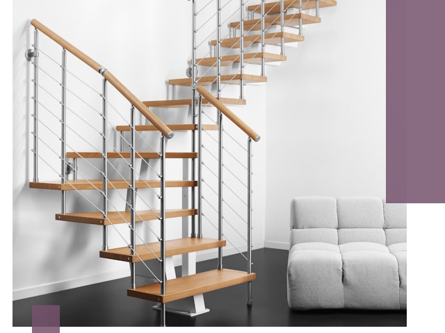 Модульные лестницы под ключ в Осинниках — монтаж и изготовление