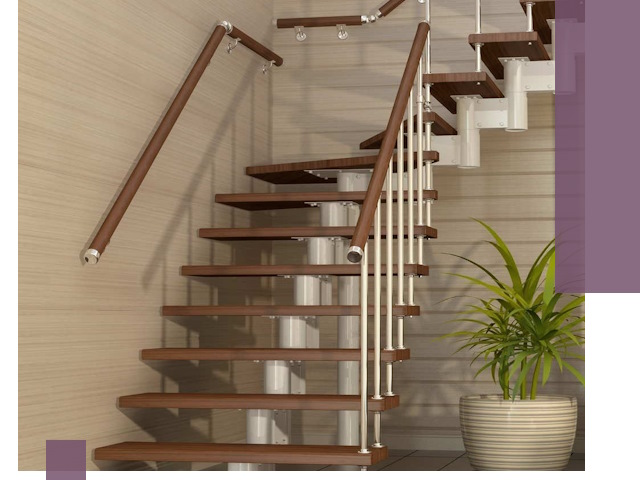 Изготовление модульных лестниц под ключ в Осинниках