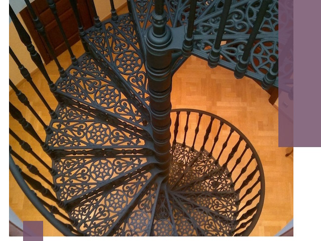 Винтовые лестницы под ключ в Осинниках: производство и монтаж