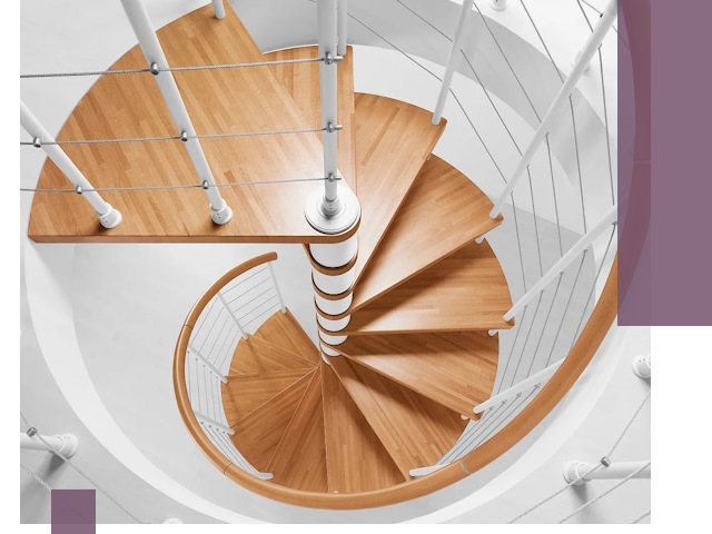 Изготовление винтовых лестниц под ключ в Осинниках