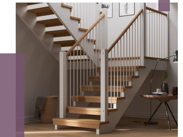 Маршевые лестницы в Осинниках от 38185 руб. — монтаж | ПРОЛЁТ-Снн