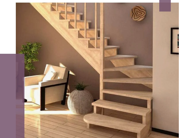 Изготовление Г-образных лестниц в Осинниках от 18964 руб. 