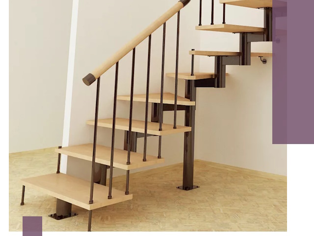 Монтаж лестниц на больцах в Осинниках — быстро и надежно