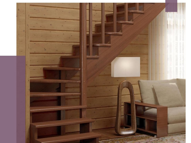 Лестницы эконом класса в Осинниках от 18298 руб. бюджетные решения