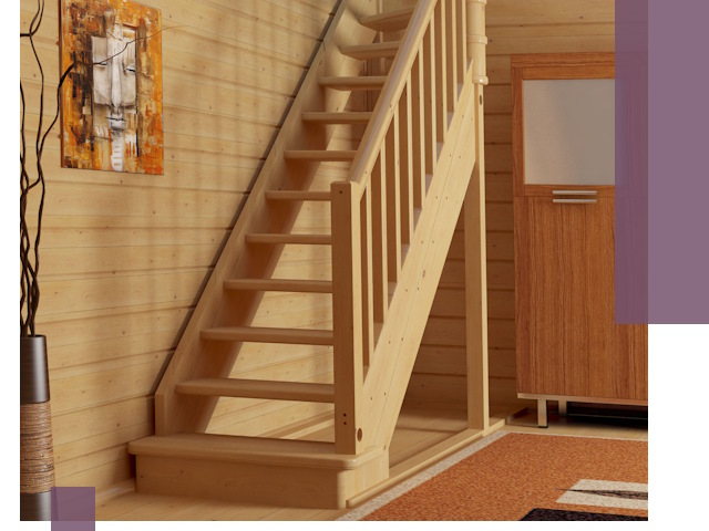 Лестницы эконом класса под ключ в Осинниках — недорого и быстро