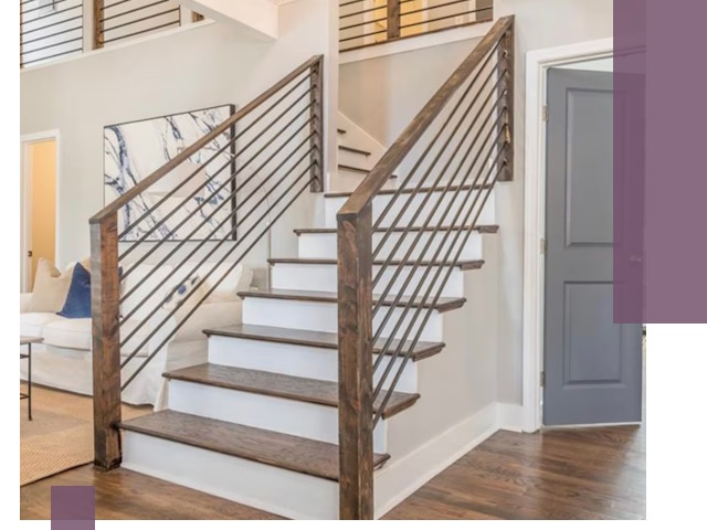 Лестницы для коттеджа под ключ в Осинниках — изготовление и монтаж