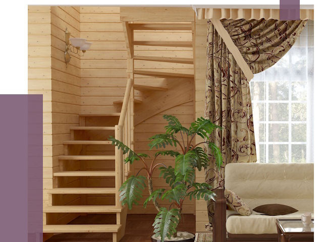 Лестницы для дачи в Осинниках от 76114 руб.  | ПРОЛЁТ-Снн