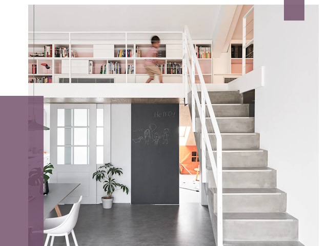 Лестницы для двухуровневой квартиры в Осинниках от 176830 руб. | ПРОЛЁТ-Снн