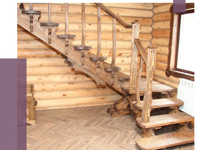 Лестницы в баню в Осинниках от 19169 руб. — изготовление | ПРОЛЁТ-Снн