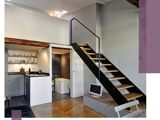 Лестницы на антресоль под ключ в Осинниках — изготовление и монтаж