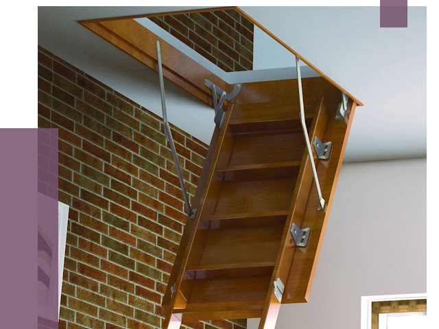 Установка чердачной лестницы в Осинниках от 7842 руб. | ПРОЛЁТ-Снн