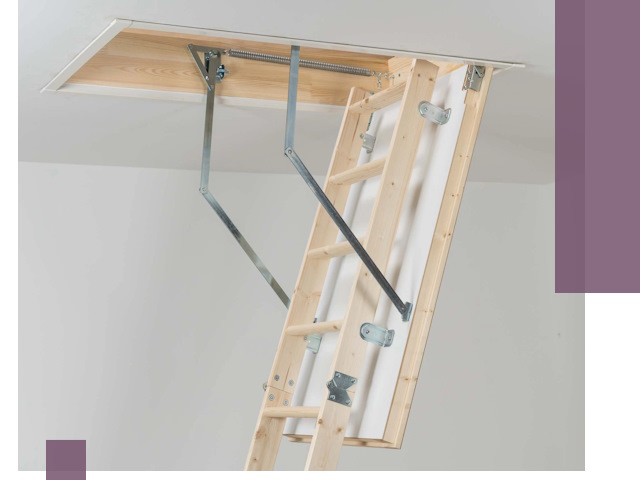 Установка чердачной лестницы под ключ в Осинниках