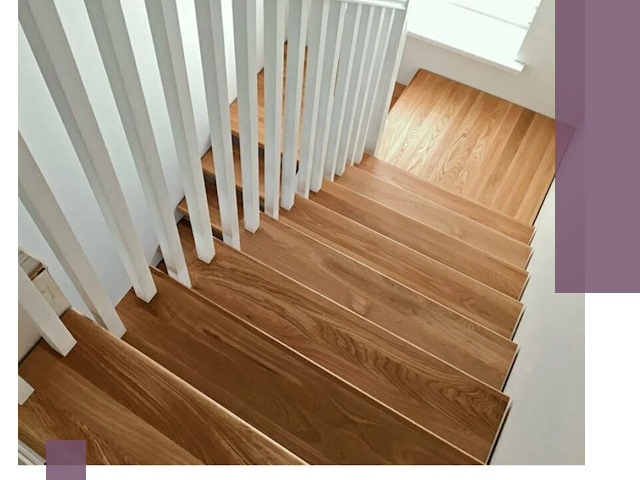 Лестницы из бука в Осинниках: изготовление, монтаж и демонтаж