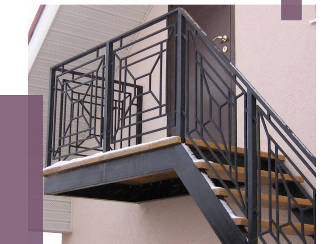 Металлические перила в Осинниках от 4305 руб.  | ПРОЛЁТ-Снн