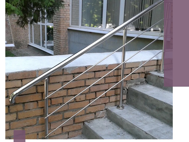Перила из нержавеющей стали высокого качества в Осинниках