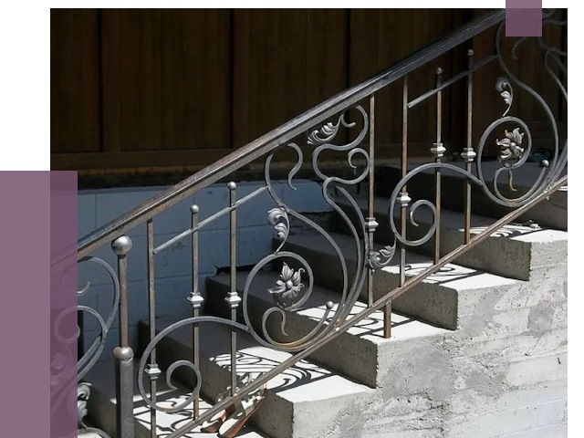 Кованые перила в Осинниках от 8713 руб. под ключ — качество от ПРОЛЁТ-Снн