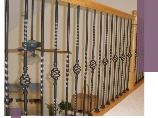 Изготовление и монтаж кованных перил в Осинниках под ключ