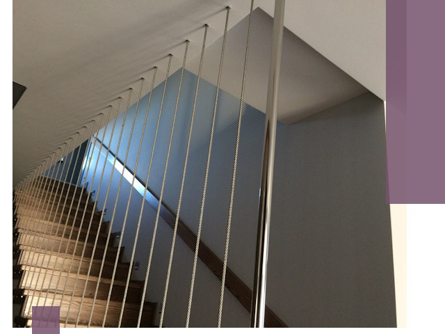 Тросовые перила под ключ в Осинниках — производство и монтаж