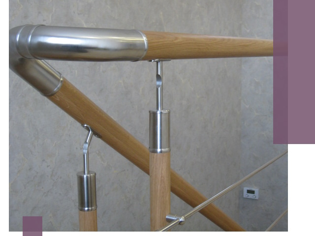 Комбинированные перила на заказ в Осинниках — монтаж и производство