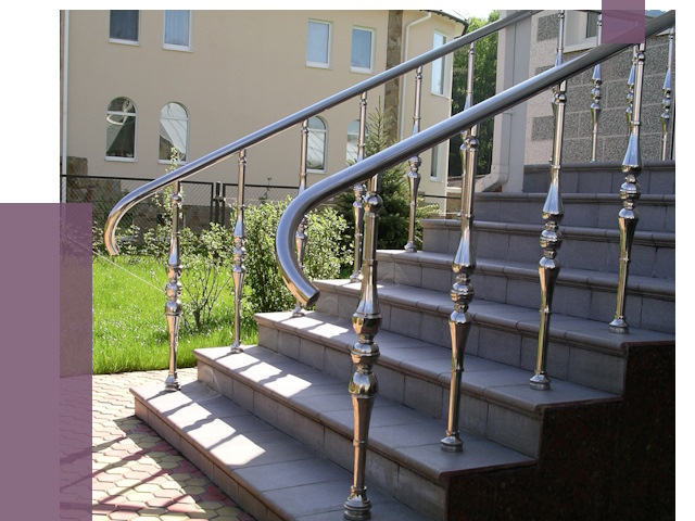 Перила для крыльца в Осинниках от 10764 руб. — монтаж ПРОЛЁТ-Снн