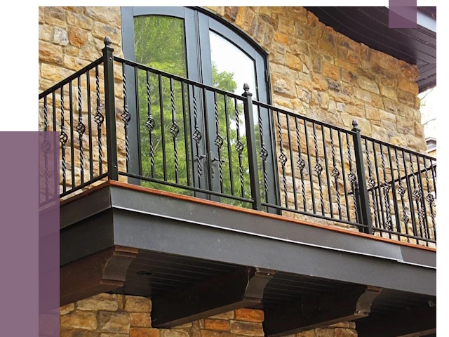 Балконные ограждения в Осинниках от 8047 руб. — купить | ПРОЛЁТ-Снн