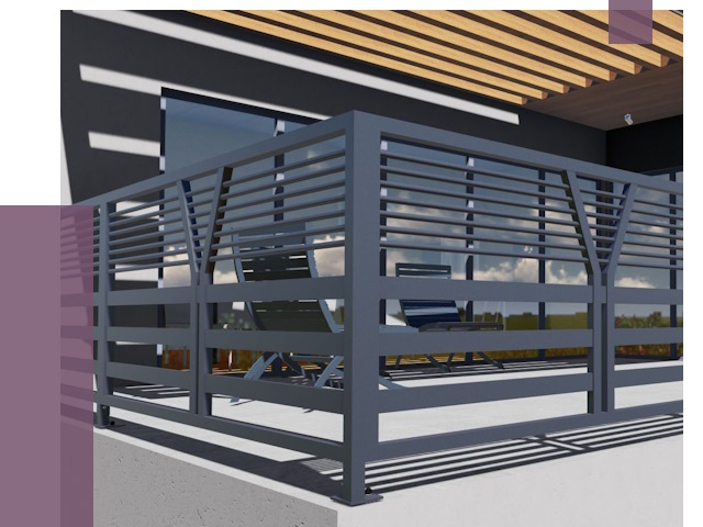 Изготовление балконных ограждений в Осинниках от 10764 руб. | ПРОЛЁТ-Снн