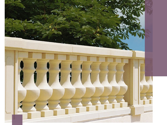 Установка балюстрады в Осинниках: изготовление и монтаж под ключ