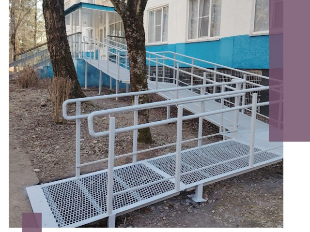 Пандусы под ключ в Осинниках: изготовление, монтаж и демонтаж