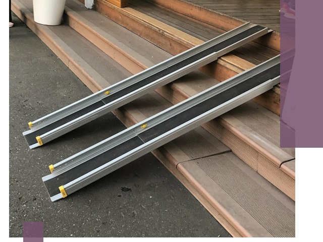 Телескопические пандусы под ключ в Осинниках — изготовление и монтаж