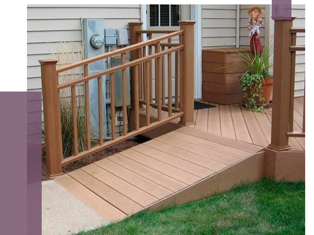 Пандус на крыльцо в Осинниках под ключ от 7791 руб.