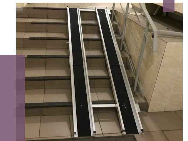 Установка пандуса в подъезд в Осинниках от 7996 руб. под ключ | ПРОЛЁТ-Снн