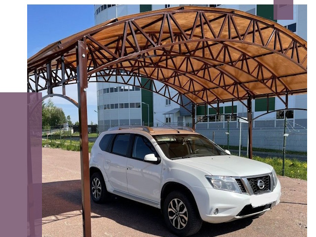 Недорогие навесы в Осинниках от 43054 руб.  | ПРОЛЁТ-Снн