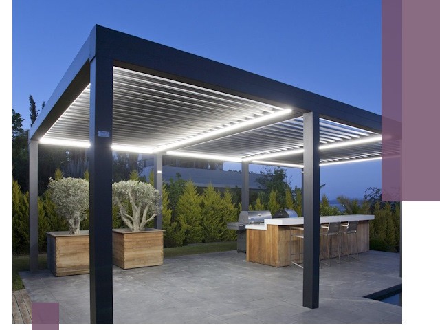 Навесы отдельно стоящие под ключ в Осинниках из металла и поликарбоната