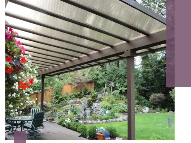 Навесы из поликарбоната под ключ в Осинниках быстро и надёжно