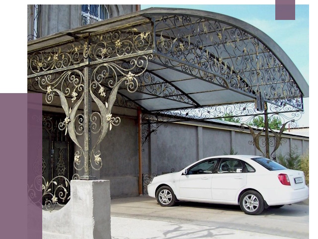 Кованые навесы в Осинниках от 14608 руб. | ПРОЛЁТ-Снн