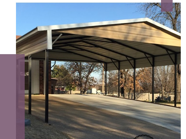 Двускатные навесы в Осинниках от 8047 руб. | ПРОЛЁТ-Снн