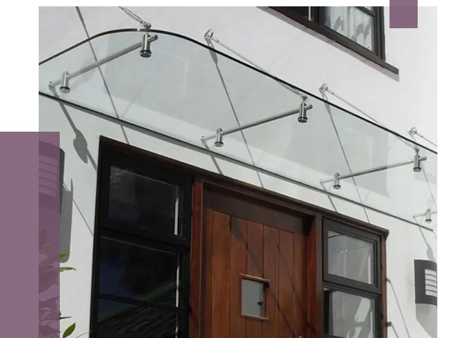 Стеклянные козырьки в Осинниках от 18964 руб. | ПРОЛЁТ-Снн