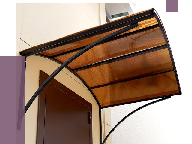 Недорогие козырьки в Осинниках от 7606 руб.  | ПРОЛЁТ-Снн