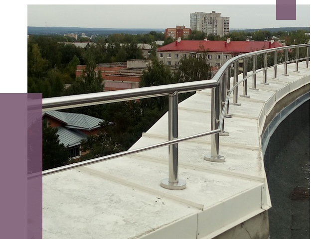 Парапеты и ограждения кровли в Осинниках от 4972 руб.