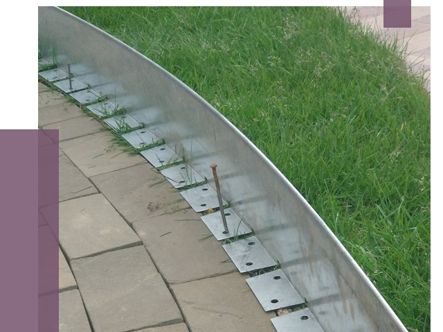 Металлические бордюры для тротуаров в Осинниках от 8713 руб.