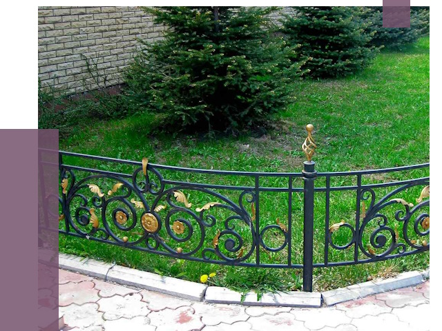 Кованые газонные ограждения в Осинниках от 7637 руб. — ПРОЛЁТ-Снн