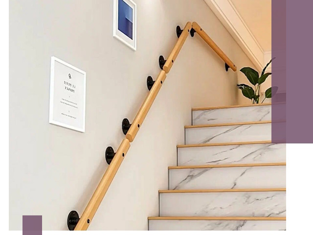 Поручни металлические и деревянные под ключ в Осинниках