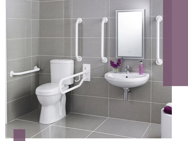 Поручни для санузлов в Осинниках: установка, ремонт и монтаж