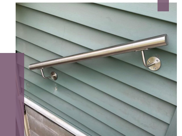 Поручни из нержавеющей стали в Осинниках от 7688 руб.  | ПРОЛЁТ-Снн