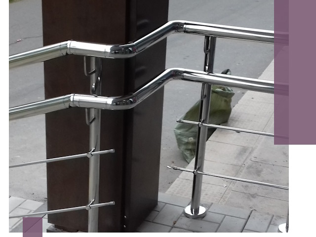 Монтаж поручней из нержавеющей стали в Осинниках качественно и быстро